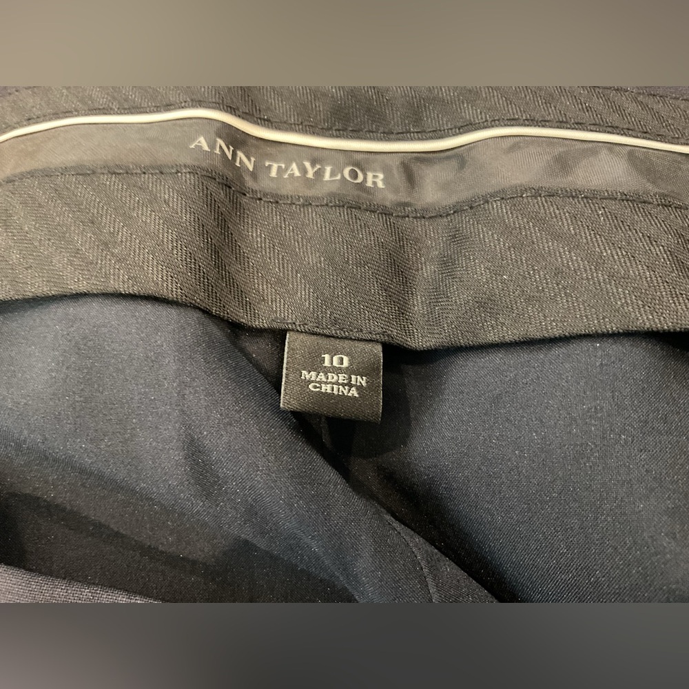 Ann Taylor Navy Boot Cut Pants - Picture 9 of 11